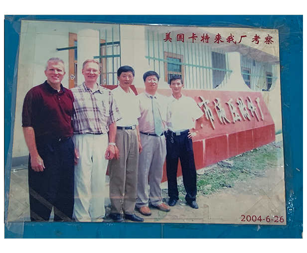 美國卡特來我廠考察